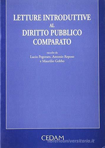 Letture introduttive al diritto pubblico comparato edito da CEDAM