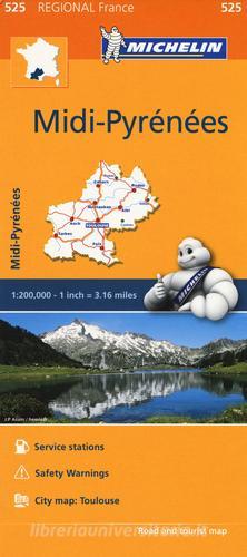 Midi-Pyrénées 1:200.000 edito da Michelin Italiana