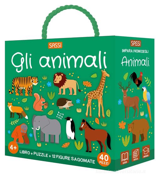 Animali. Q-box. Ediz. a colori. Con puzzle edito da Sassi