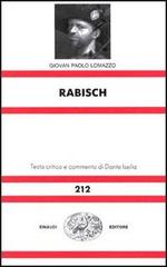 Rabisch di G. Paolo Lomazzo edito da Einaudi