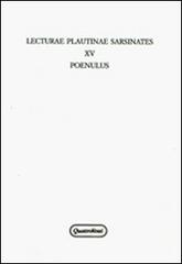 Lecturae plautinae sarsinates vol.15 edito da Quattroventi