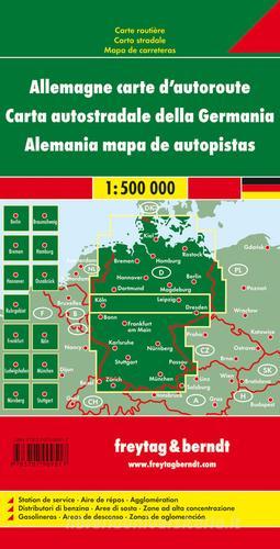 Germania autostrade 1:500.000 edito da Freytag & Berndt