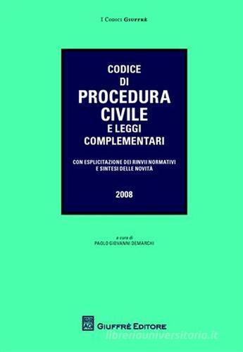 Codice di procedura civile e leggi complementari edito da Giuffrè