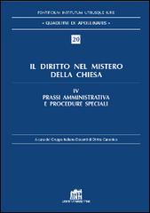 Il diritto nel mistero della Chiesa vol.4 edito da Lateran University Press