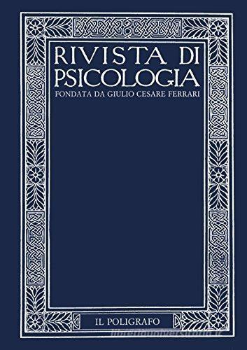 Rivista di psicologia (1989) vol.2 edito da Il Poligrafo