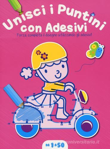 Unisci i puntini. Copertina rosa (1-50). Con adesivi. Ediz. illustrata edito da Yoyo Books