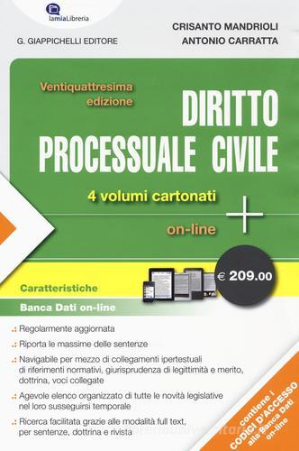 Diritto processuale civile. Con aggiornamento online di Crisanto Mandrioli, Antonio Carratta edito da Giappichelli