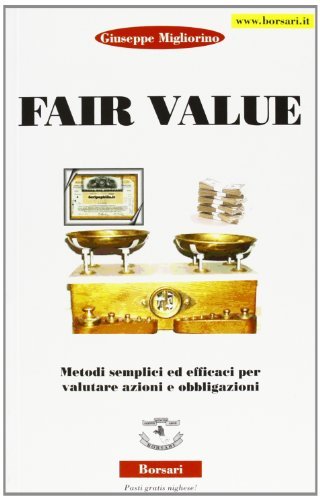 Fair value Giuseppe Migliorino Libro Borsari Libreria