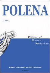 Polena. Rivista italiana di analisi elettorale (2006) vol.1 edito da Carocci