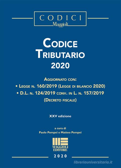 Codice tributario 2020 edito da Maggioli Editore