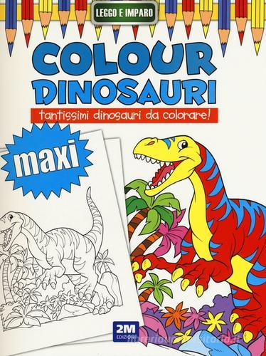 Colour dinosauri maxi edito da 2M