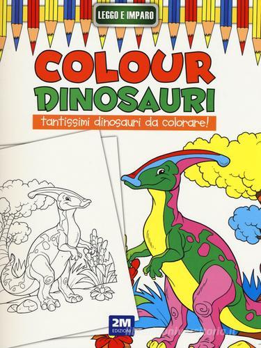 Colour dinosauri edito da 2M