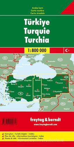 Turchia 1:800.000 edito da Freytag & Berndt