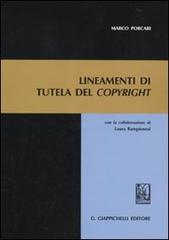 Lineamenti di tutela del copyright di Marco Porcari edito da Giappichelli