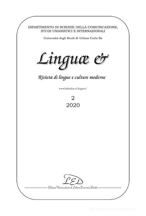 Linguae &. Rivista di lingue e culture moderne (2020) vol. 2 edito da LED Edizioni Universitarie