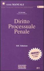 Diritto processuale penale di Mario Mercone edito da Edizioni Giuridiche Simone
