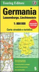 Germania, Lussemburgo, Liechtenstein 1:800.000. Carta stradale e turistica edito da Touring