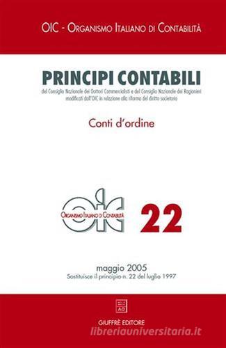 Principi contabili vol.22 edito da Giuffrè