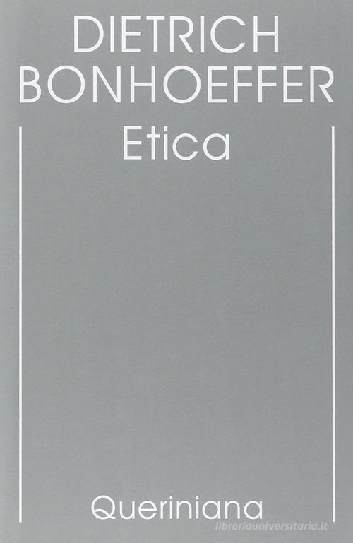 Edizione critica delle opere di D. Bonhoeffer. Ediz. critica vol.6 di Dietrich Bonhoeffer edito da Queriniana