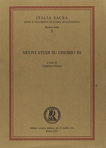 Nuovi studi su Onorio III edito da Ist. Storico per il Medioevo