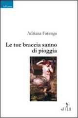 Le tue braccia sanno di pioggia di Adriana Farenga edito da Gruppo Albatros Il Filo