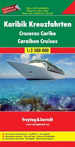 Karibik Kreuzfahrten 1:2.500.000 edito da Freytag & Berndt