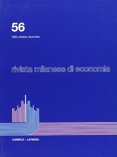 Rivista milanese di economia vol.56 edito da Laterza