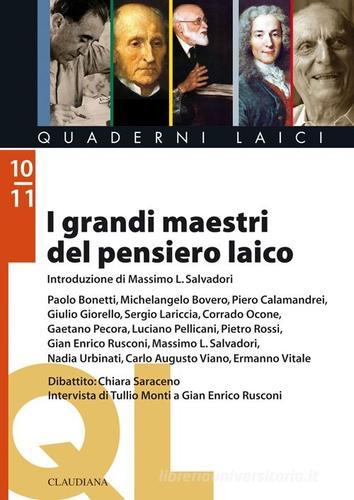 I grandi maestri del pensiero laico di Michelangelo Bovero, Piero Calamandrei, Giulio Giorello edito da Claudiana