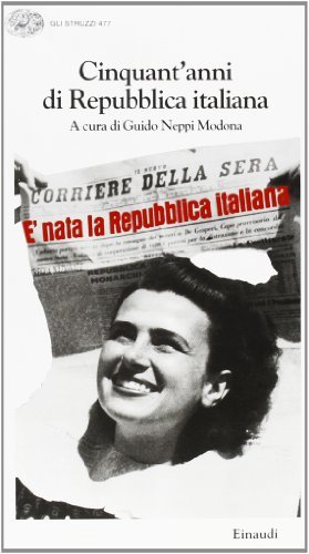 Cinquant'anni di Repubblica Italiana edito da Einaudi