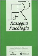 Rassegna di psicologia (2011) vol.1 edito da Carocci