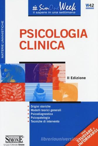 Psicologia clinica edito da Edizioni Giuridiche Simone