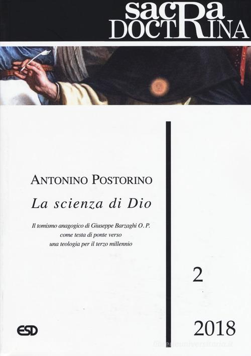 Sacra doctrina (2018) vol.2 edito da ESD-Edizioni Studio Domenicano