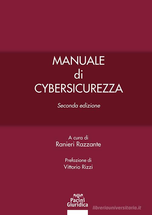 Manuale di cybersicurezza edito da Pacini Giuridica