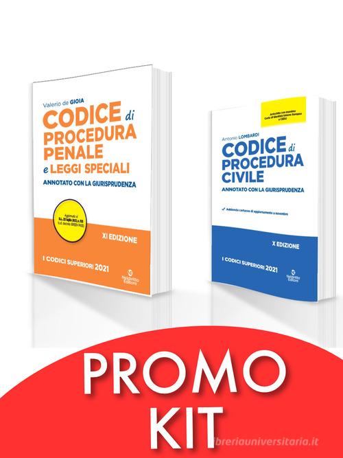 Kit Codici Esame Avvocato 2021: Codice civile-Codice penale annotati con la giurisprudenza-Codice di procedura penale e leggi speciali. Annotato con la giurisprudenz di Roberto Garofoli, Maria Iannone edito da Neldiritto Editore