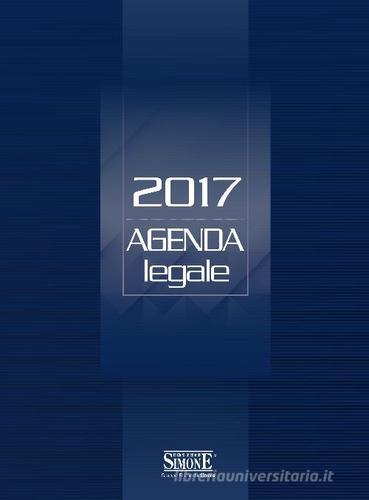 Agenda legale 2017. Blu. Ediz. minore edito da Edizioni Giuridiche Simone