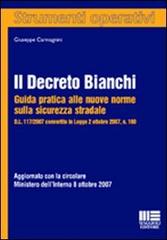 Il decreto Bianchi di Giuseppe Carmagnini edito da Maggioli Editore