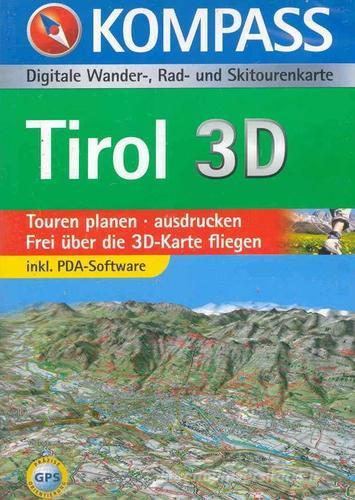 Carta digitale Austria n. 4292. Tirol. Digital map. Con DVD-ROM edito da Kompass