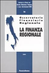 Osservatorio finanziario regionale vol.26 edito da Franco Angeli