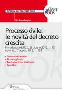 Ebook Processo civile: le novità del decreto crescita di Vito Amendolagine edito da Ipsoa