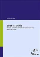 Ebook GmbH vs. Limited di Andreas Leissl edito da Diplomica Verlag