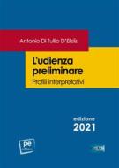 Ebook L&apos;udienza preliminare di Antonio Di Tullio D&apos;Elisiis edito da Primiceri Editore Srls