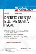 Ebook Decreto crescita e ultime novità fiscali di Antonio Gigliotti edito da Ipsoa