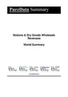 Ebook Notions & Dry Goods Wholesale Revenues World Summary di Editorial DataGroup edito da DataGroup / Data Institute
