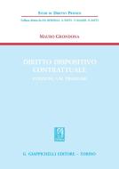Ebook Diritto dispositivo contrattuale di Mauro Grondona edito da Giappichelli Editore