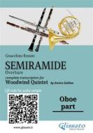 Ebook Oboe part of  "Semiramide" overture for Woodwind Quintet di Gioacchino Rossini, a cura di Enrico Zullino edito da Glissato Edizioni Musicali