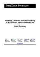 Ebook Womens, Childrens & Infants Clothing & Accessories Wholesale Revenues World Summary di Editorial DataGroup edito da DataGroup / Data Institute
