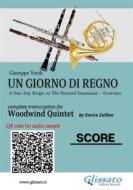 Ebook Woodwind Quintet Score "Un giorno di regno" di Giuseppe Verdi, a cura di Enrico Zullino edito da Glissato Edizioni Musicali