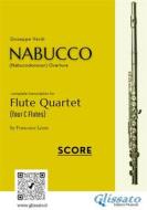 Ebook Flute Quartet score of &quot;Nabucco&quot; overture