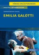 Ebook Emilia Galotti von Gotthold Ephraim Lessing - Textanalyse und Interpretation di Gotthold Ephraim Lessing edito da Bange, C