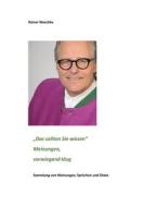 Ebook Das sollten Sie wissen di Rainer Maschke edito da Books on Demand
